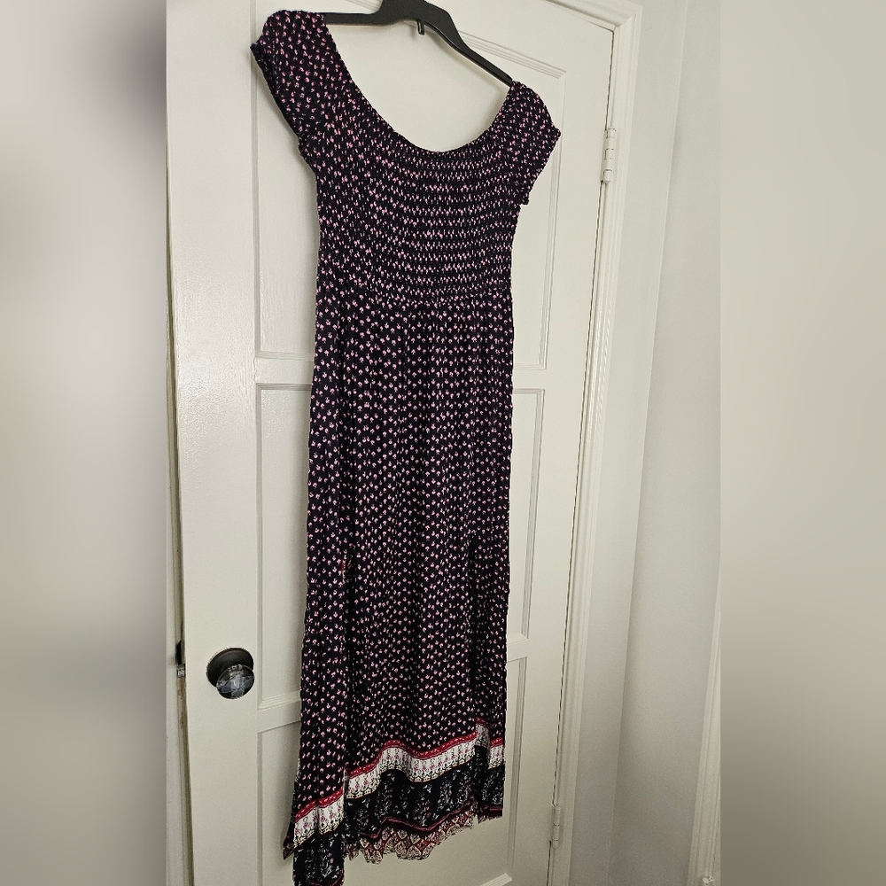 Papillon Ditsy Floral Smocked Maxi Dress